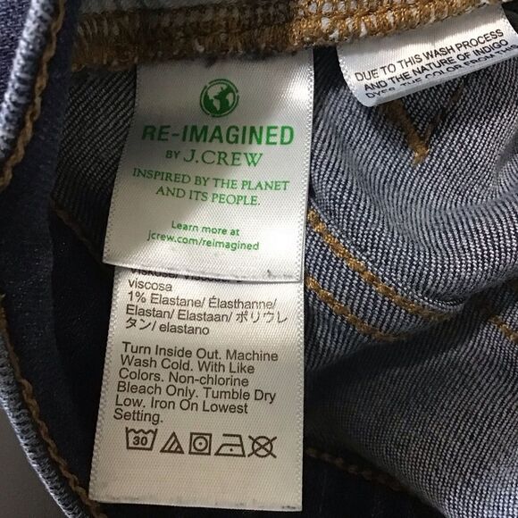 J. Crew‎ 10” High Rise Skinny Jeans Size 31 Women’s - Picture 10 of 11